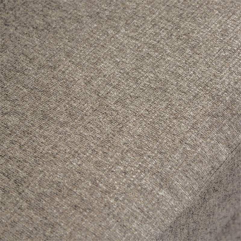 Furniture of America Salling Chenille U-Shape Sectional in Light Gray