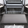 Furniture of America Laek Glam Wood 3-Piece Vanity Set in Obsidian Gray