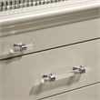 FOA Plumley 3-Piece White Wood Bedroom Set - Queen + Nightstand + Dresser