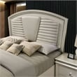 FOA Plumley 3-Piece White Wood Bedroom Set - Queen + Nightstand + Dresser