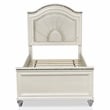 FOA Devado Contemporary 3-Piece White Wood Bedroom Set - Full + 2 Nightstands