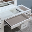 Furniture of America Lund Glam Wood 3-Piece Vanity Set with LED in White