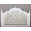 FOA Mondu 5pc White Wood Bedroom Set - Full + 2 Nightstands + Dresser + Mirror