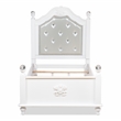 FOA Mondu 5pc White Wood Bedroom Set - Full + 2 Nightstands + Dresser + Mirror