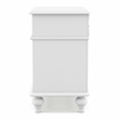 FOA Mondu 5pc White Wood Bedroom Set - Full + 2 Nightstands + Dresser + Mirror