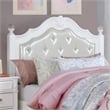 FOA Mondu 5pc White Wood Bedroom Set - Twin + 2 Nightstands + Dresser + Mirror