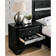 FOA Laren 3-Piece Black Wood Bedroom Set - King + Nightstand + Chest