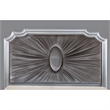 FOA Pappa Glam 3-Piece Silver Wood Bedroom Set - Queen + 2 Nightstands