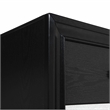 FOA Laren Contemporary 3-Piece Black Wood Bedroom Set - Queen + 2 Nightstands