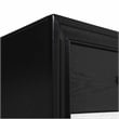 FOA Laren 3-Piece Black Wood Bedroom Set - Queen + Nightstand + Chest