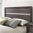 FOA Laren 3-Piece Gray Wood Bedroom Set - King + Nightstand + Chest