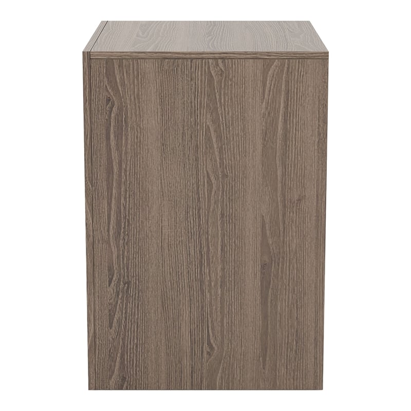 FOA Livorn 3-Piece Gray Wood Bedroom Set - Full + Nightstand + Trundle