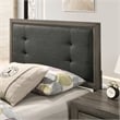 FOA Livorn 3-Piece Gray Wood Bedroom Set - Full + Nightstand + Trundle