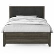 FOA Livorn 4-Piece Gray Wood Bedroom Set - Full + Nightstand + Dresser + Mirror