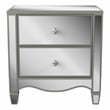 FOA Gavvi Glam 3-Piece Silver Wood Bedroom Set - Cal King + Nightstand + Dresser