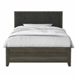 FOA Livorn 5pc Gray Wood Bedroom Set - Full + 2 Nightstands + Dresser + Mirror