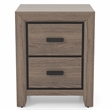 FOA Livorn 3-Piece Gray Wood Bedroom Set - Twin + Nightstand + Trundle