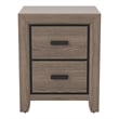 FOA Livorn 4-Piece Gray Wood Bedroom Set - Twin + Nightstand + Dresser + Mirror