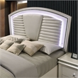 FOA Plumley 3-Piece White Wood Bedroom Set - Cal King + 2 Nightstands