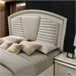 FOA Plumley 3-Piece White Wood Bedroom Set - Cal King + Nightstand + Chest