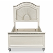 FOA Devado Contemporary 3-Piece White Wood Bedroom Set - Twin + 2 Nightstands