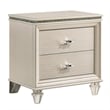 FOA Devado 3-Piece White Wood Bedroom Set - Twin + Nightstand + Trundle