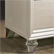 FOA Devado 3-Piece White Wood Bedroom Set - Twin + Nightstand + Trundle