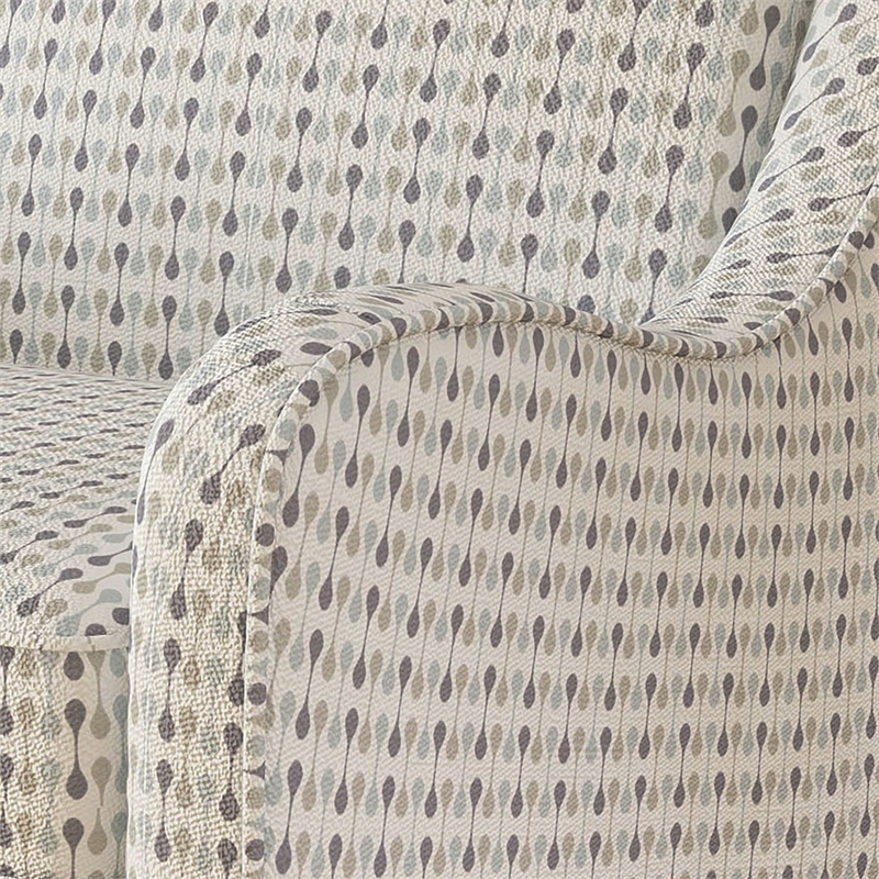 Furniture of America Alaska Transitional Fabric Sectional with Chair in Gray