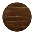 Furniture of America Comiga Wood 5-Piece Round Dining Table Set in Walnut