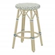 Furniture of America Binde Aluminum 26-inch Patio Barstool in Blue (Set of 2)