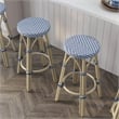 Furniture of America Binde Aluminum 26-inch Patio Barstool in Gray (Set of 2)