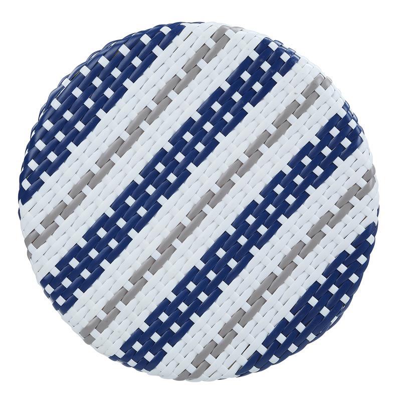 Furniture of America Binde Aluminum 26-inch Patio Barstool in Navy (Set of 2)