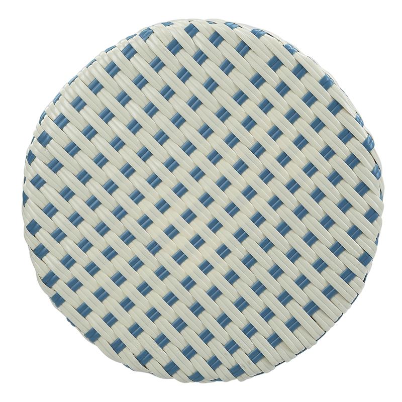 Furniture of America Binde Aluminum 30-inch Patio Barstool in Blue (Set of 2)