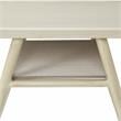 Furniture of America Morah Aluminum 3-Piece Dining Table Set in Natural Tone