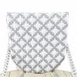 Furniture of America Misea Transitional Aluminum Patio Chair in Gray (Set of 2)