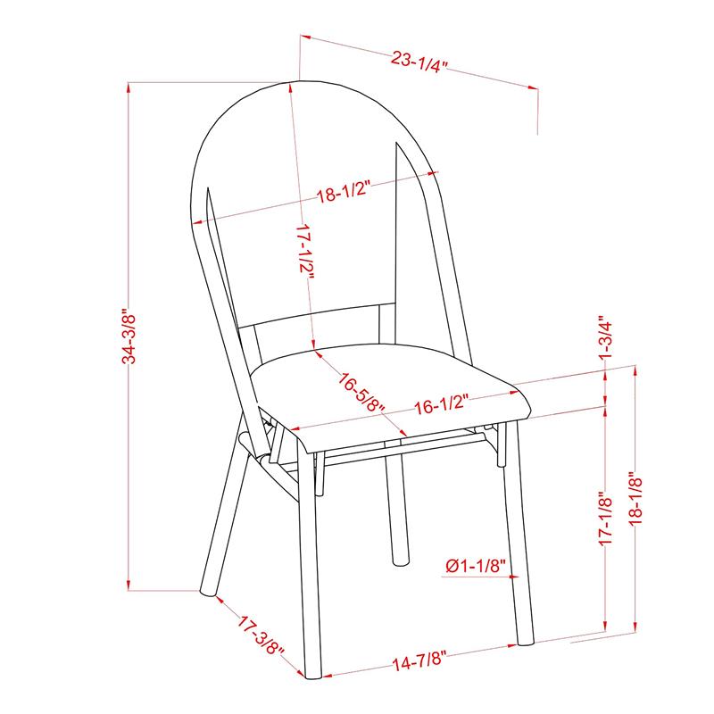 Furniture of America Misea Transitional Aluminum Patio Chair in Pink (Set of 2)