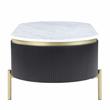 Furniture of America Timi Glam Wood 1-Drawer Coffee Table in Dark Walnut