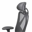 Furniture of America Domie Metal and Mesh Adjustable Office Chair in Black