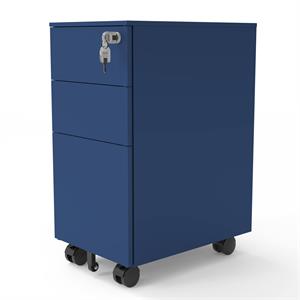 furniture of america citie modern metal 3-drawer filling cabinet