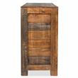 Furniture of America Altor Rustic Solid Wood 2-Cabinet Buffet in Natural Tone