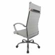 Furniture of America Damse Faux Leather Large Adjustable Office Chair in White