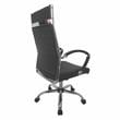 Furniture of America Damse Faux Leather Large Adjustable Office Chair in Gray