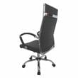 Furniture of America Damse Faux Leather Large Adjustable Office Chair in Gray