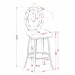 Furniture of America Earlmit Contemporary Metal 29