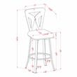Furniture of America Vistor Contemporary Metal 29
