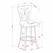 Furniture of America Vistor Contemporary Metal 29