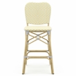 Furniture of America Adino Aluminum Patio Bar Chair in Yellow (Set of 2)
