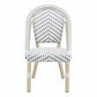 Furniture of America Dakie Aluminum 3pc Patio Chair and Table Set in Gray