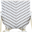 Furniture of America Dakie Aluminum 3pc Patio Chair and Table Set in Gray
