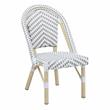 Furniture of America Dakie Aluminum 3pc Patio Chair and Table Set in Gray